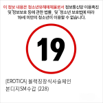 [EROTICA] 블랙징장식사슬체인 본디지SM수갑 (228)