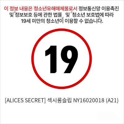 [ALICES SECRET] 섹시롱슬립 NY16020018 (A21)